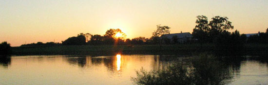 Sunset at Willowbank Farm